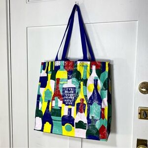 Blue Q 'I've Heard Good Things About Wine' Reusable Shopper Tote Bag